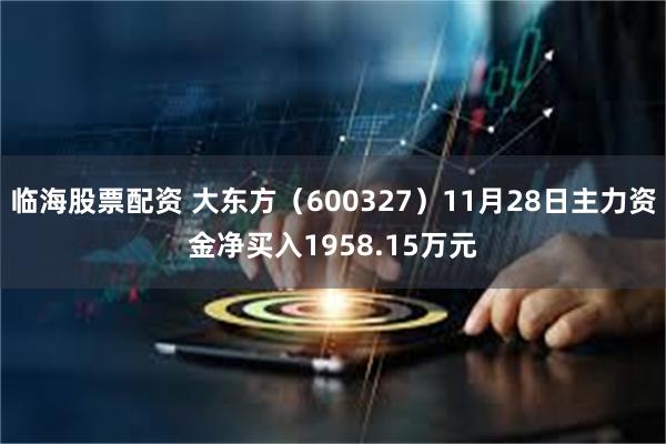 临海股票配资 大东方（600327）11月28日主力资金净买入1958.15万元