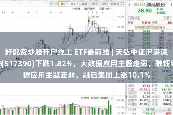 好配资炒股开户线上 ETF最前线 | 天弘中证沪港深云计算产业ETF(517390)下跌1.82%，大数据应用主题走弱，融钰集团上涨10.1%