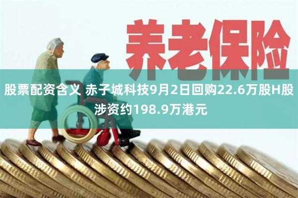 股票配资含义 赤子城科技9月2日回购22.6万股H股 涉资约198.9万港元