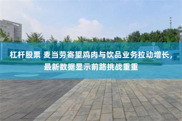 杠杆股票 麦当劳寄望鸡肉与饮品业务拉动增长，最新数据显示前路挑战重重